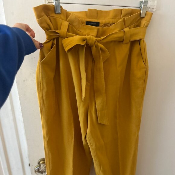 Halogen Cropped Work Pants – Size 8 | Mustard Yellow | Unworn - Picture 3 of 3